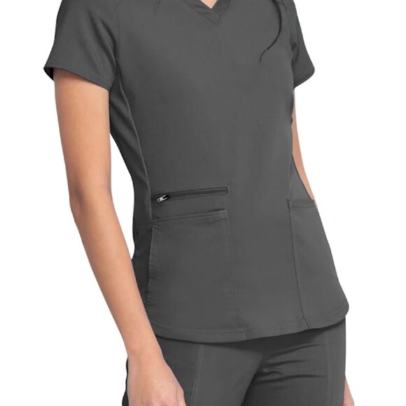 dickies balance ciel blue scrubs large - Picture 5 of 6